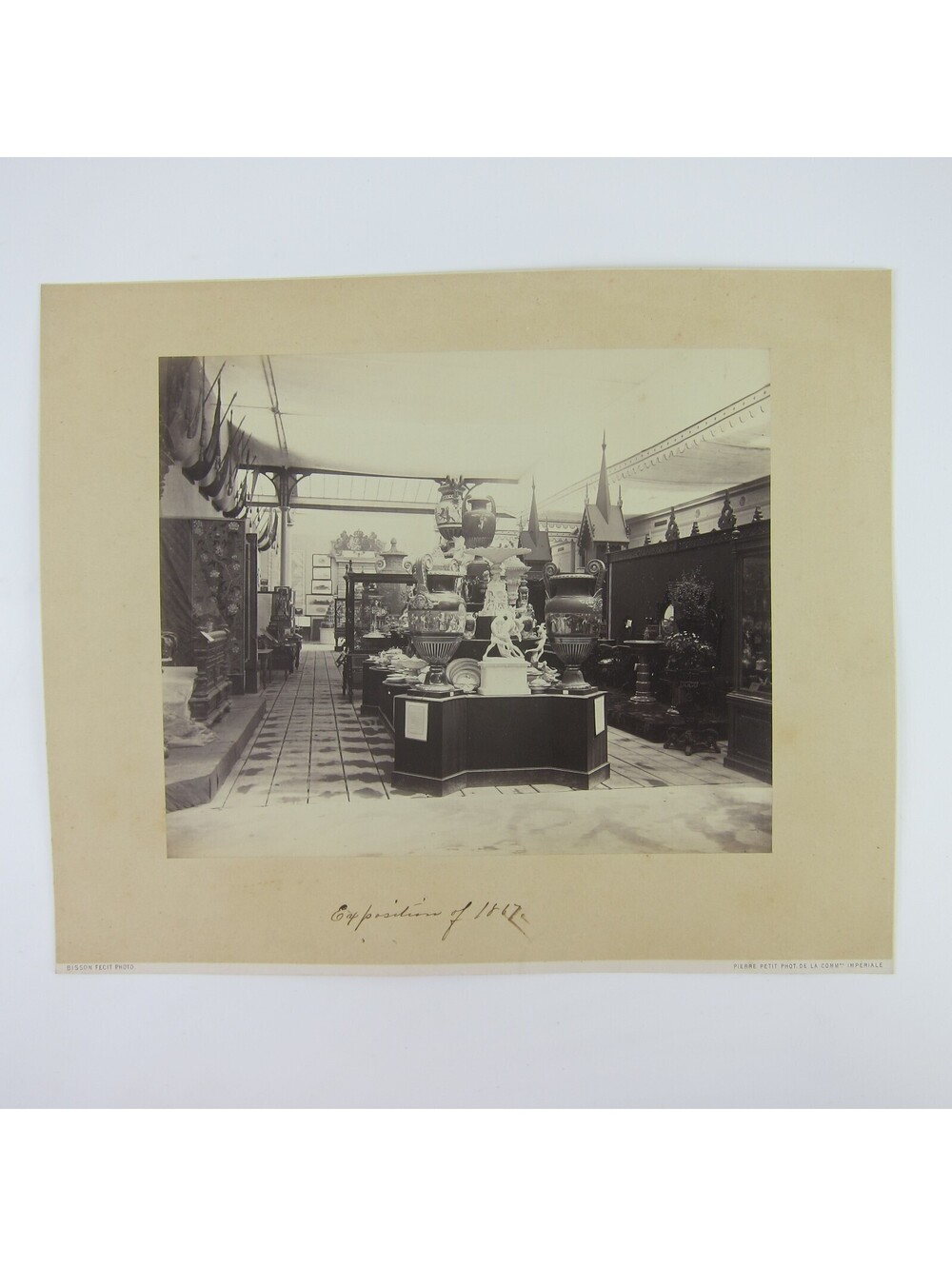 1867 Paris Worlds Fair Photo Print LARGE Second Empire Decorative Arts Bisson